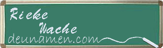 Rieke Wache Visitenkarte